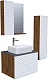 Grossman Мебель для ванной Альба 65 подвесная веллингтон/белая матовая – фотография-14